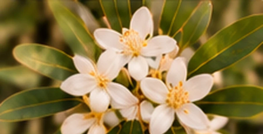 Vita jasminblommor